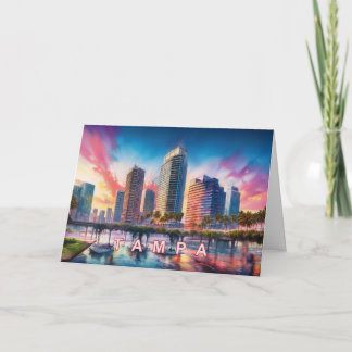 Carte Art abstrait de Tampa
