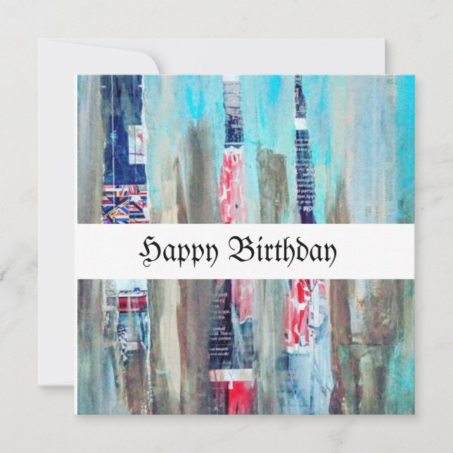 Carte Art Anniversaire (Devant)
