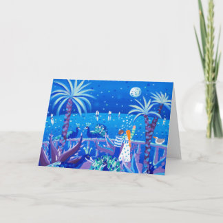 Carte Art Card: Saphire Peacock Love, Côte d'Azur