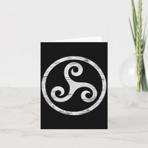 Carte Art celtique Triskelion vintage St Patrick's Day