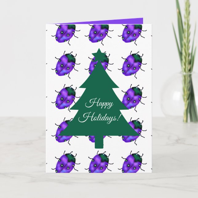 CARTE ART COCCINELLE (Devant)