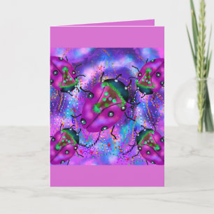 CARTE ART COCCINELLE