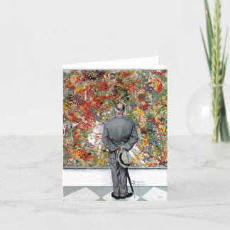 Carte Art Connoisseur par Norman Rockwell