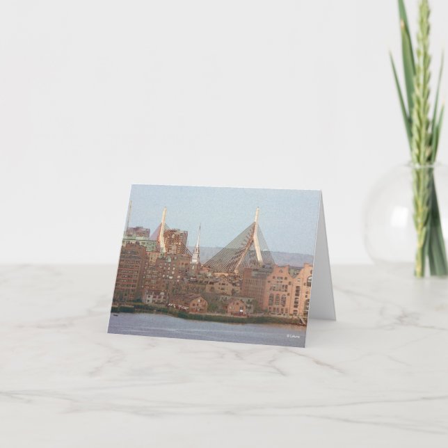 Carte Art de Boston--pensée à vous (Devant)