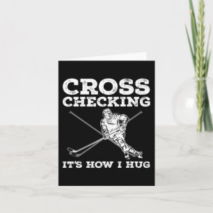 Carte Art De Hockey Sur Glace Amusant Pour Hommes Femmes