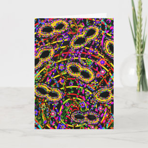 Carte Art de Mardi Gras