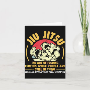 Carte Art de plier les vêtements BJJ Jiu Jitsu brésilien