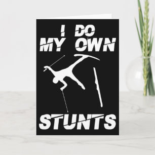 Carte Art de ski unique pour hommes femmes enfants skieu