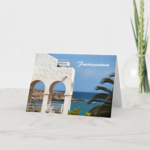 Carte Art de voyage côtier de Fuerteventura