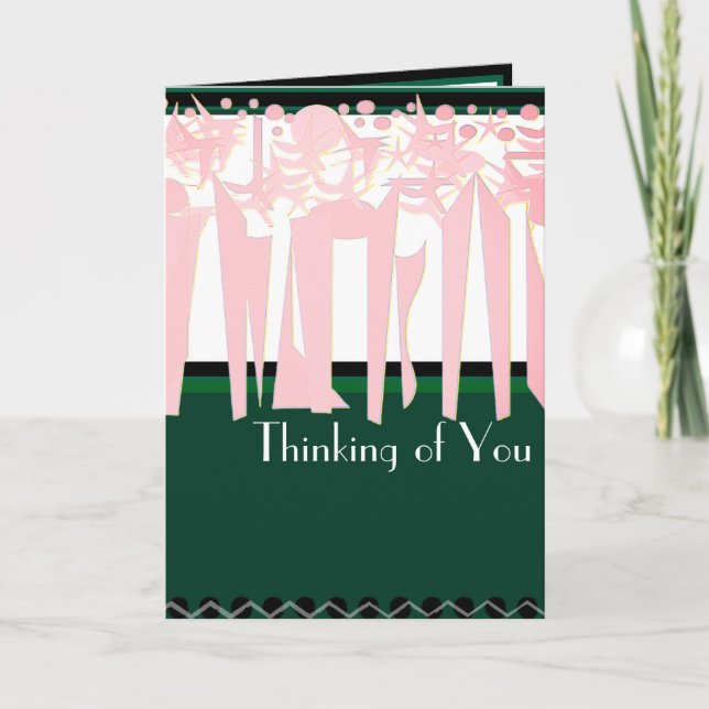 CARTE  ART DÉCO  (Devant)