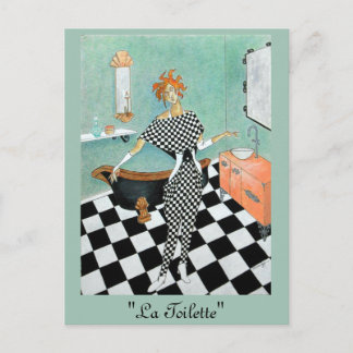 Carte Art Déco (Art Deco Style Card) : Orig. Art/F