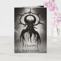 Art d'horreur gothique foncé : Omen foncé