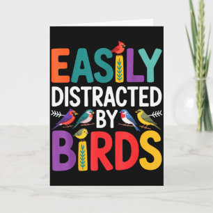 Carte Art d'oiseau pour hommes femmes enfant observation