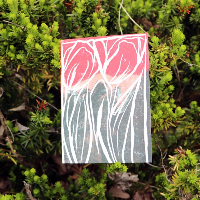 Carte Art du jardin des tulipes (Créateur téléchargé)