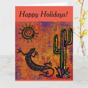 CARTE ART DU SOUTHWESTERN LIZARD