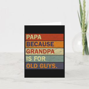 Carte Art Grand-père Cool Pour Hommes Grand-père Papa Pa