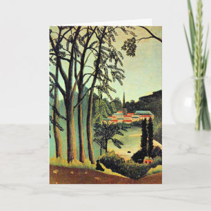 Carte Art Henri Rousseau, Vue sur Saint Cloud