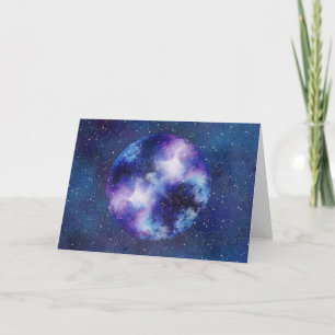 Carte Art lune