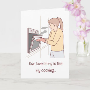 Carte Art Moderne Couple Amour Coeur Saint Valentin