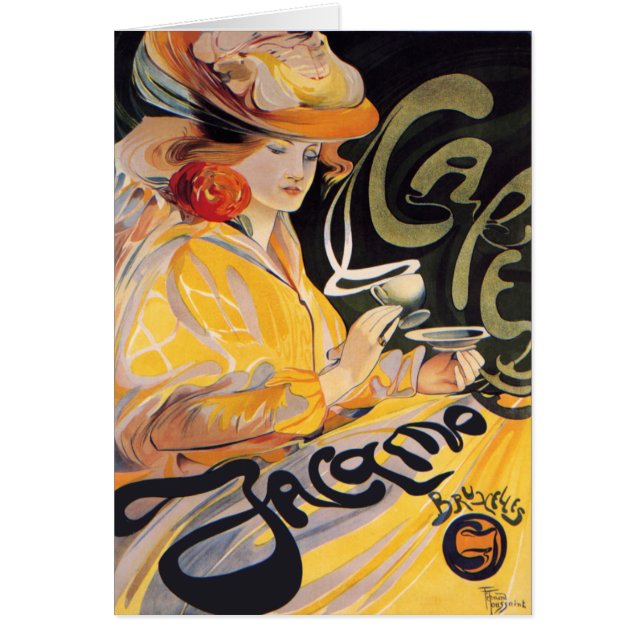 Carte : Art Nouveau Café (Devant)