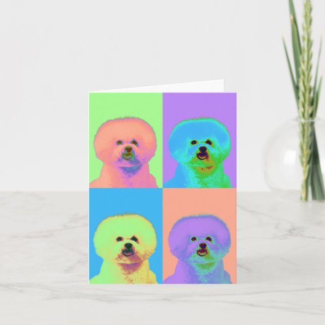 Carte Art op - Bichon Frise - Cody (Devant)