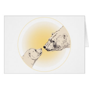 Carte Art Ours Polaire & Cartes De Cuisson Ours Fa