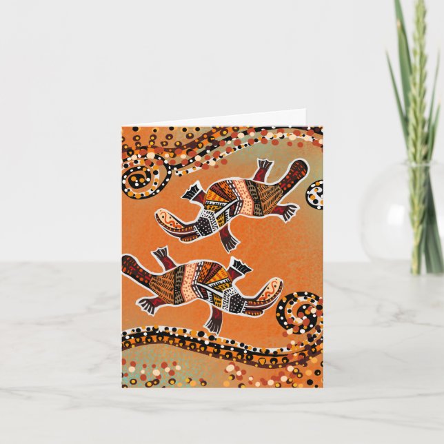 CARTE ART PLATYPUS        (Devant)