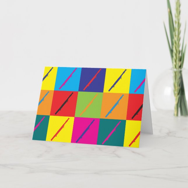 Carte Art Pop Bassoon (Devant)
