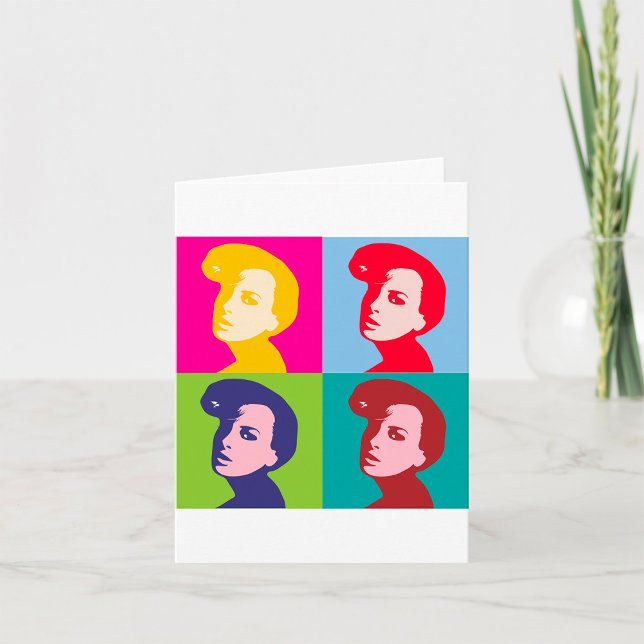 Carte Art Pop Femmes Rétro (Créateur téléchargé)