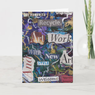 Carte Art Upcycle