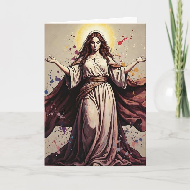 Carte Art vintage Mary Magdalene (Devant)