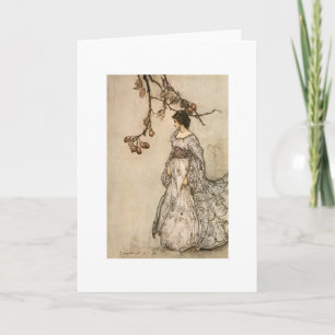 Carte Art vintage - sentiment féerique "Undancey",