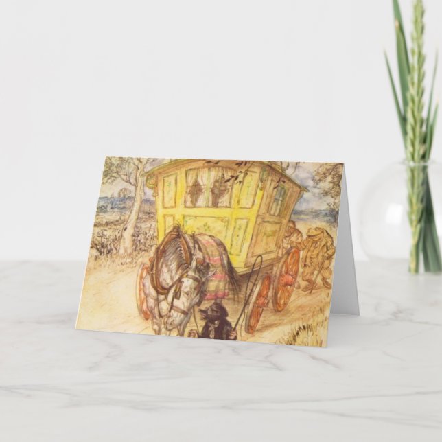 Carte Arthur Rackham - Le Vent Dans Les Saules (Devant)