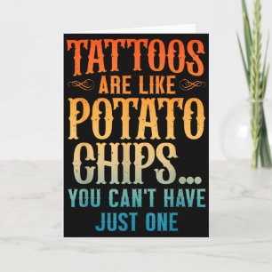 Carte Artiste de tatouage cool Art pour hommes femmes Ta