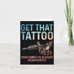 Carte Artiste De Tatouage Drôle Art Pour Hommes Femmes T