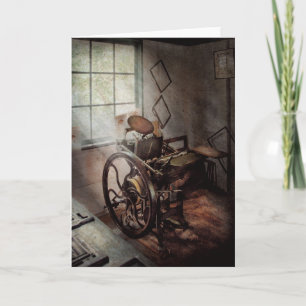 Carte Artiste graphique - L'humble presse d'impression