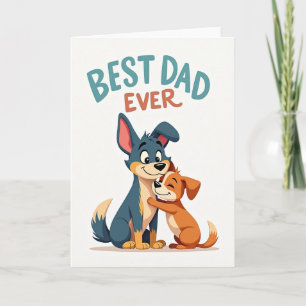 Carte artistique Azure Meilleur Papa du Monde