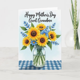 Carte artistique Azure pour la fête des mères