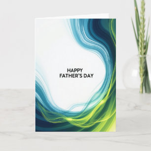 Carte artistique Azure pour la fête des pères