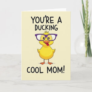 Carte artistique de Caneton Maman trop cool