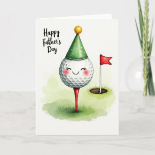 Carte artistique de la Fête des Pères joyeuse