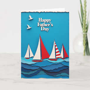 Carte artistique de la fête des pères Ocean View