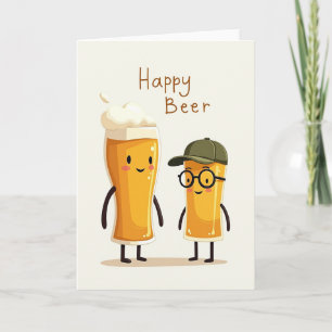 Carte artistique de la fête des pères pour boisson