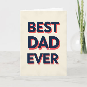 Carte artistique de la marine "Meilleur papa de to