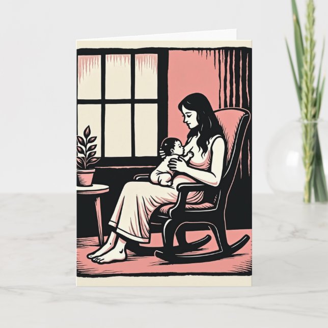 Carte artistique de la scène de la mère aimante (Devant)