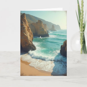 Carte artistique de vagues pour la fête des pères