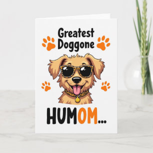 Carte artistique pour la fête des mères Chic Chien