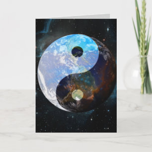 Carte artistique spatiale Yin Yang