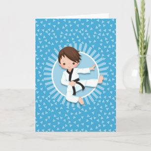 Carte Arts martiaux de Brown Hair Karate