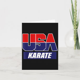 Carte Arts martiaux de karaté 2021 Équipe USA
